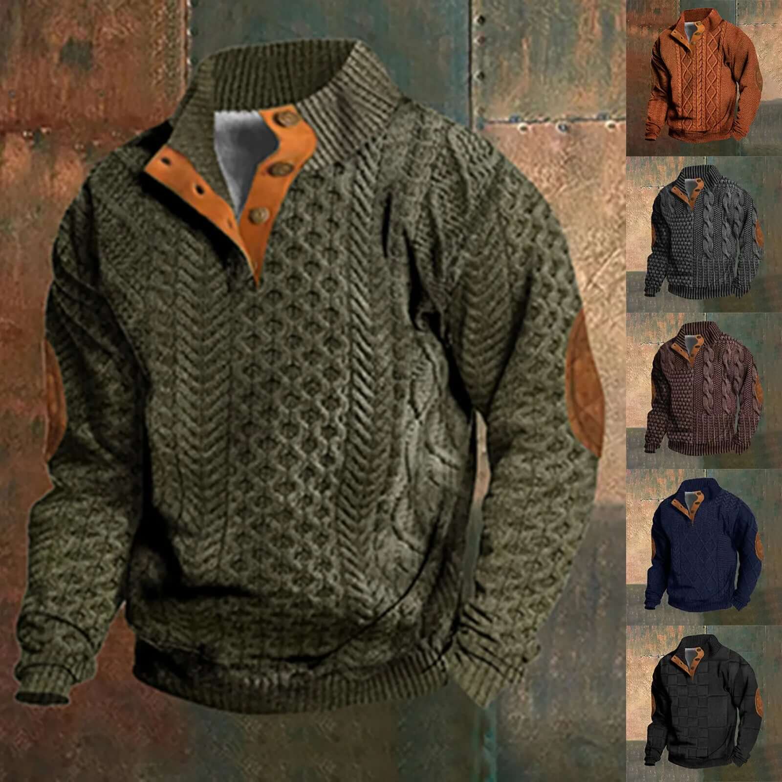 Bluma Retro Shirt | Heren Overhemden Longsleeve Casual 2
