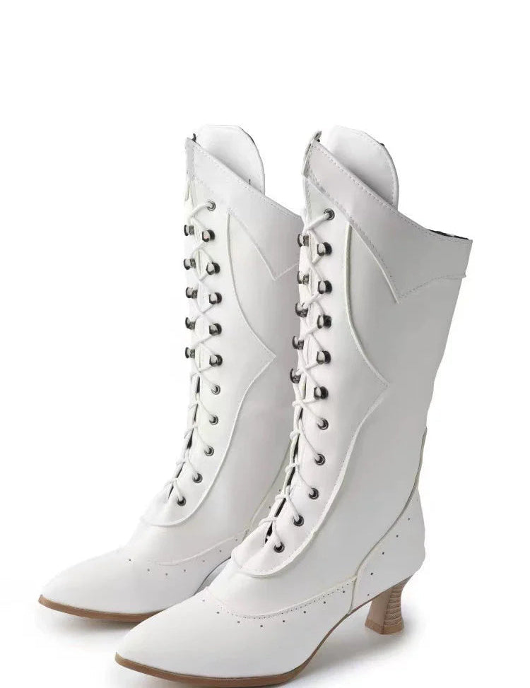 Brogue Enkellaarzen Dames | Gestructureerde Pasvorm met Hak 2