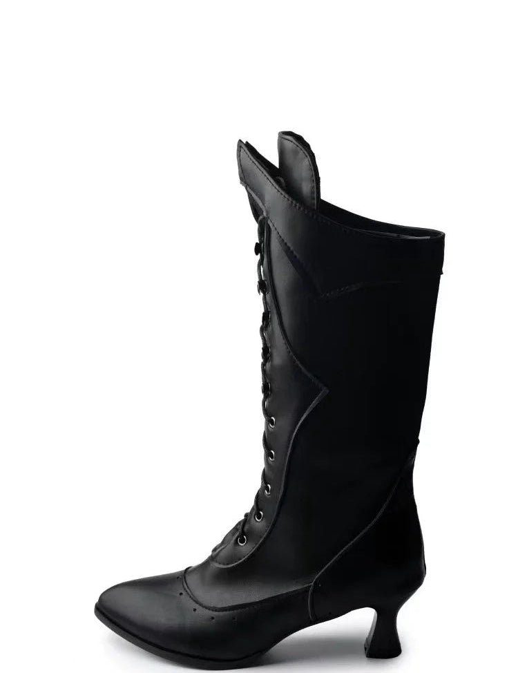 Brogue Enkellaarzen Dames | Gestructureerde Pasvorm met Hak 3