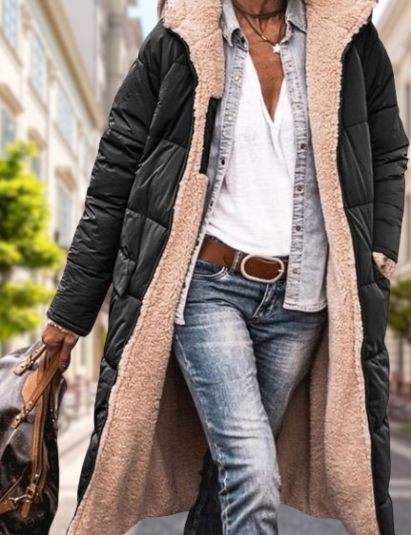 Camila | Luxe Omkeerbare Damesjas met Capuchon 3