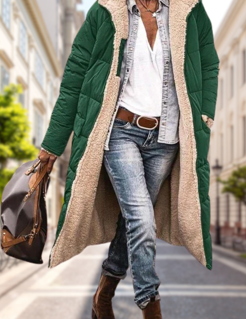 Camila | Luxe Omkeerbare Damesjas met Capuchon 5