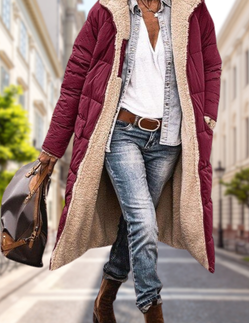 Camila | Luxe Omkeerbare Damesjas met Capuchon 6