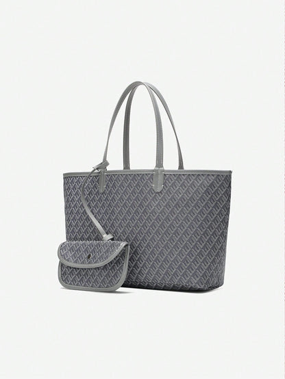 Casual Schoudertas Dames | Lichtgewicht PVC Tote Bag 10