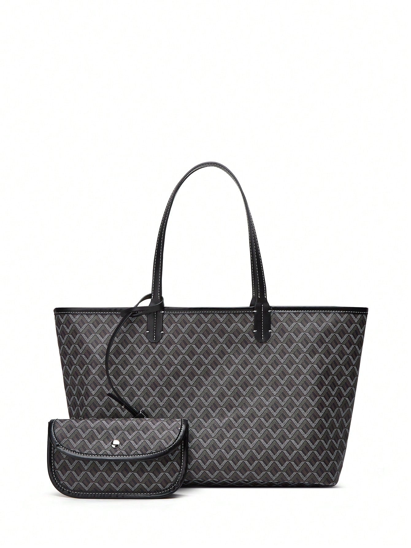 Casual Schoudertas Dames | Lichtgewicht PVC Tote Bag 11