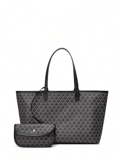 Casual Schoudertas Dames | Lichtgewicht PVC Tote Bag 11