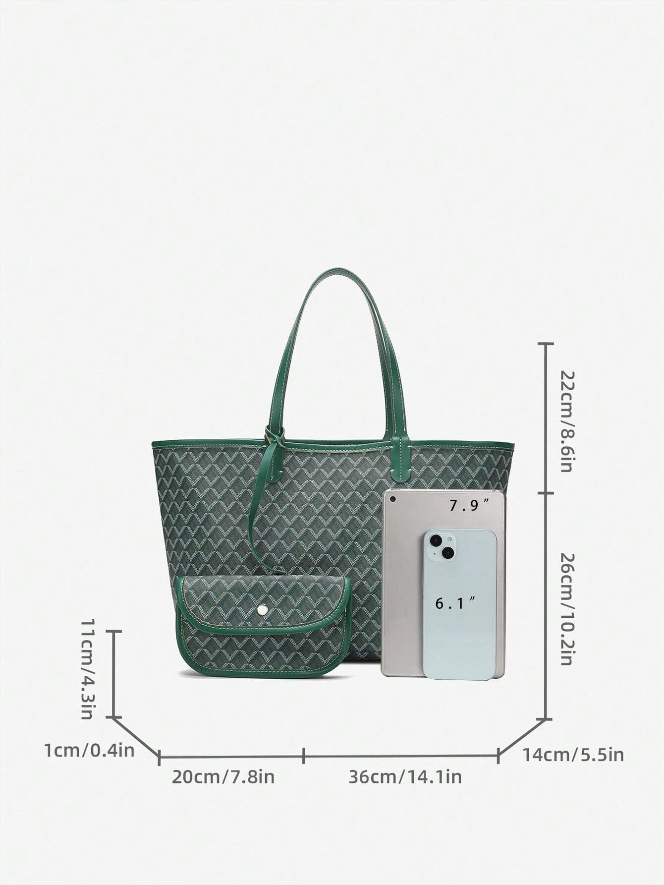 Casual Schoudertas Dames | Lichtgewicht PVC Tote Bag 7