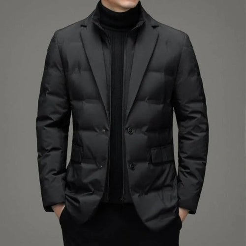 Chique Heren Jas | Soft Shell Zakelijk Design 0