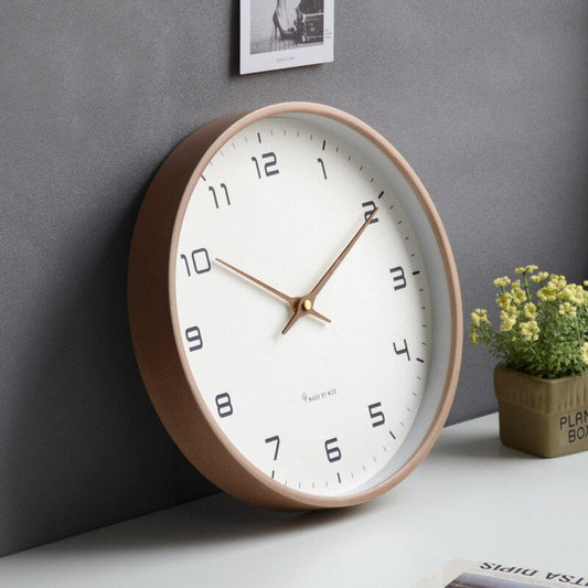 Claryo | Minimalistische Wandklok van Hout 0