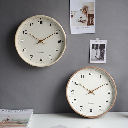 Claryo | Minimalistische Wandklok van Hout 1
