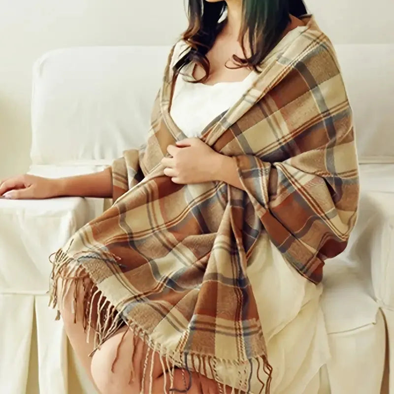 Coleen | Kasjmier Sjaal Dames Zacht en Warm 180x50 cm 1