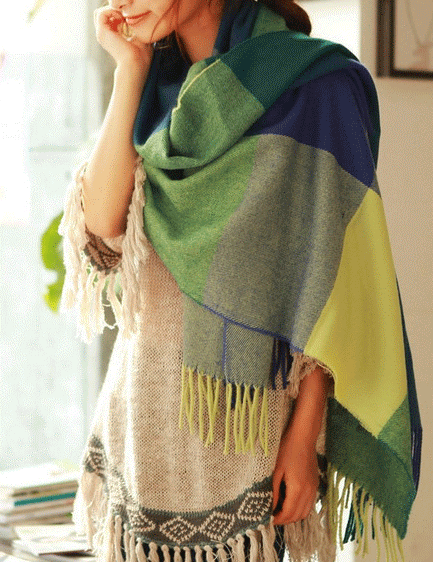 Coleen | Kasjmier Sjaal Dames Zacht en Warm 180x50 cm 7