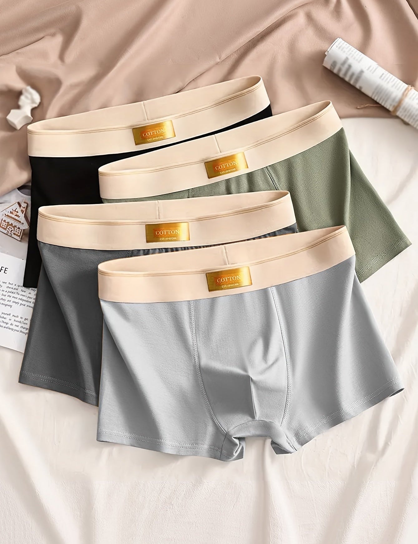 ComfortCore | 4-Pack Boxershorts Heren Ondergoed 1