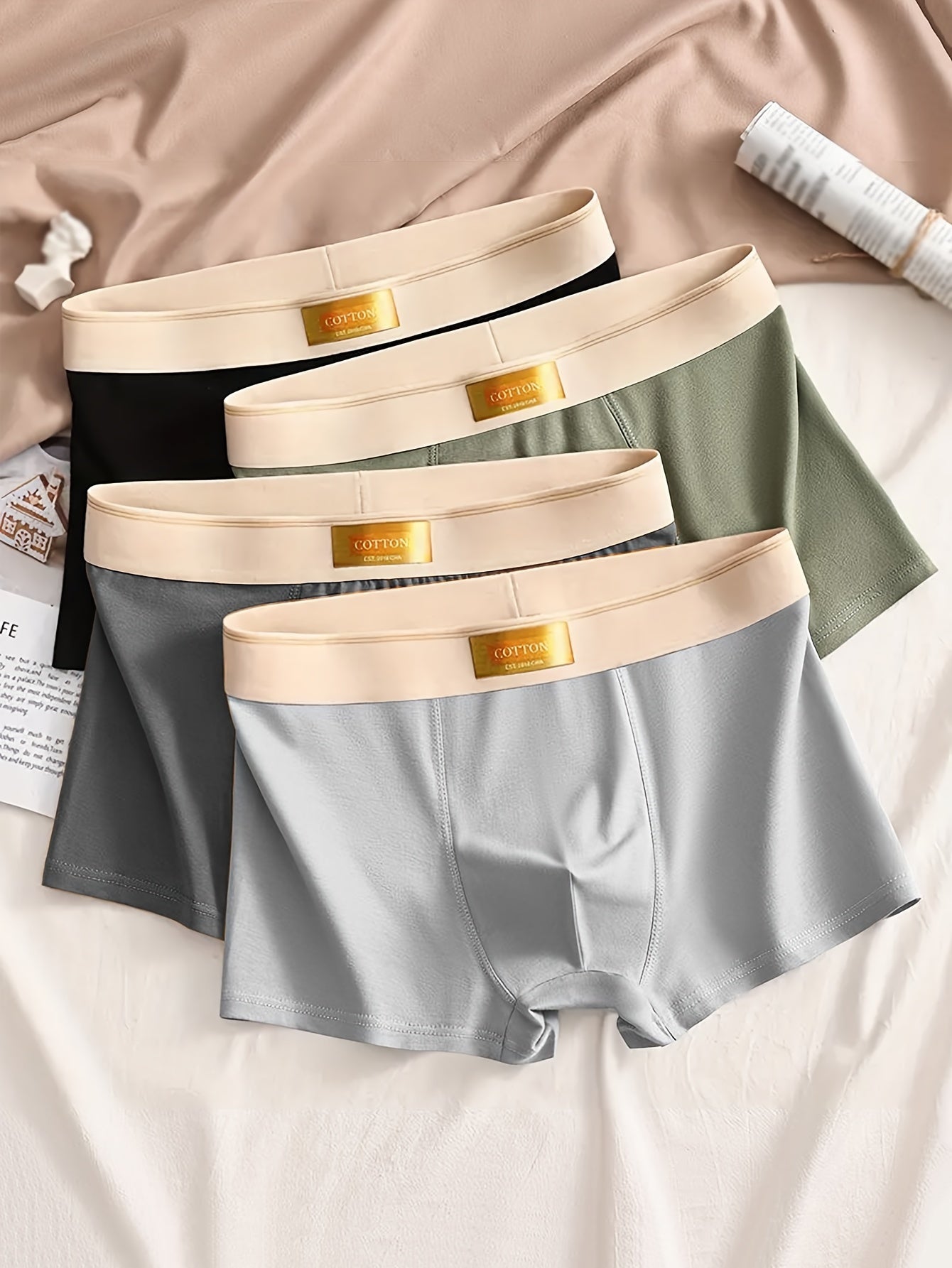 ComfortCore | 4-Pack Boxershorts Heren Ondergoed 1