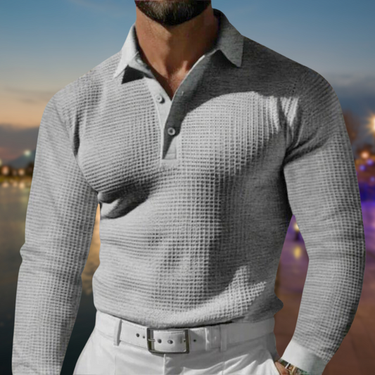 Comfortabele Polo Sweater | Herenmode Casual Katoen 0