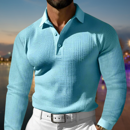 Comfortabele Polo Sweater | Herenmode Casual Katoen 1