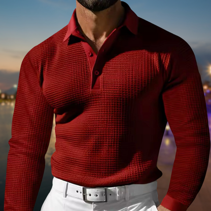 Comfortabele Polo Sweater | Herenmode Casual Katoen 3