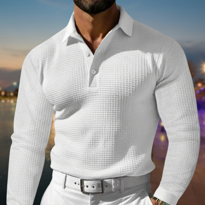 Comfortabele Polo Sweater | Herenmode Casual Katoen 5