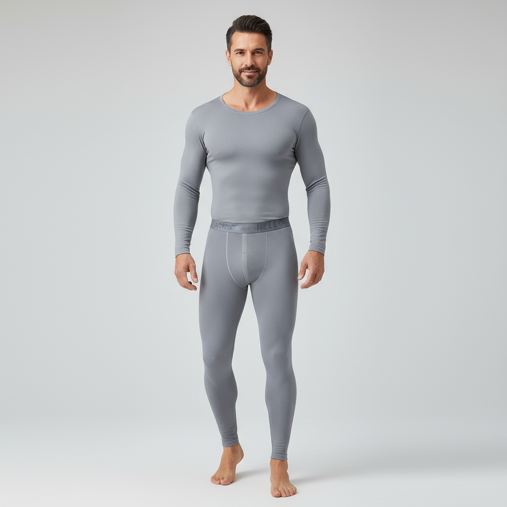 Heren Thermisch Ondergoed Set | Lange Mouwen en Broek