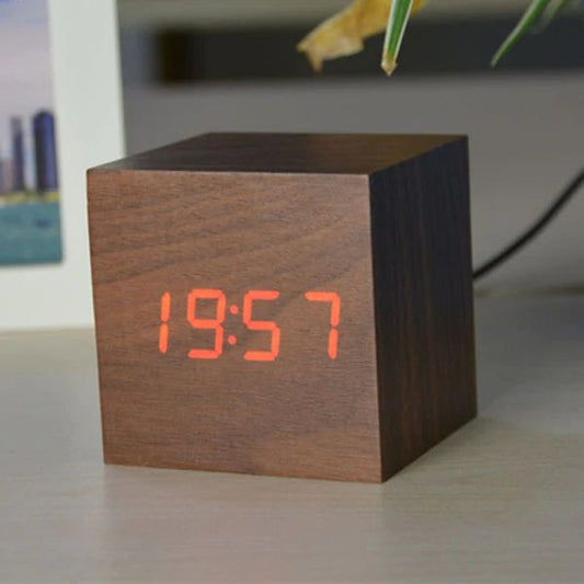 Cube Digitale Klok | Moderne Bureauklok 0