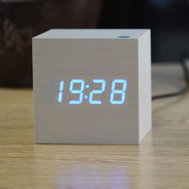 Cube Digitale Klok | Moderne Bureauklok 3