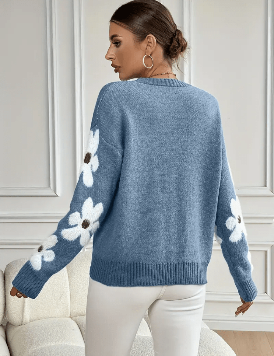 Daisy | Comfortabele Bloemenprint Sweater 1