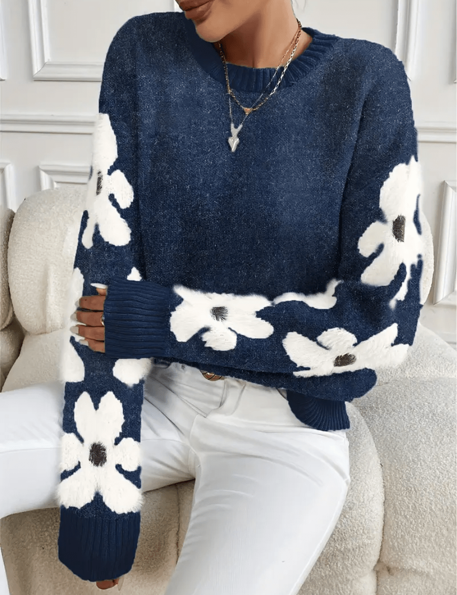 Daisy | Comfortabele Bloemenprint Sweater 7