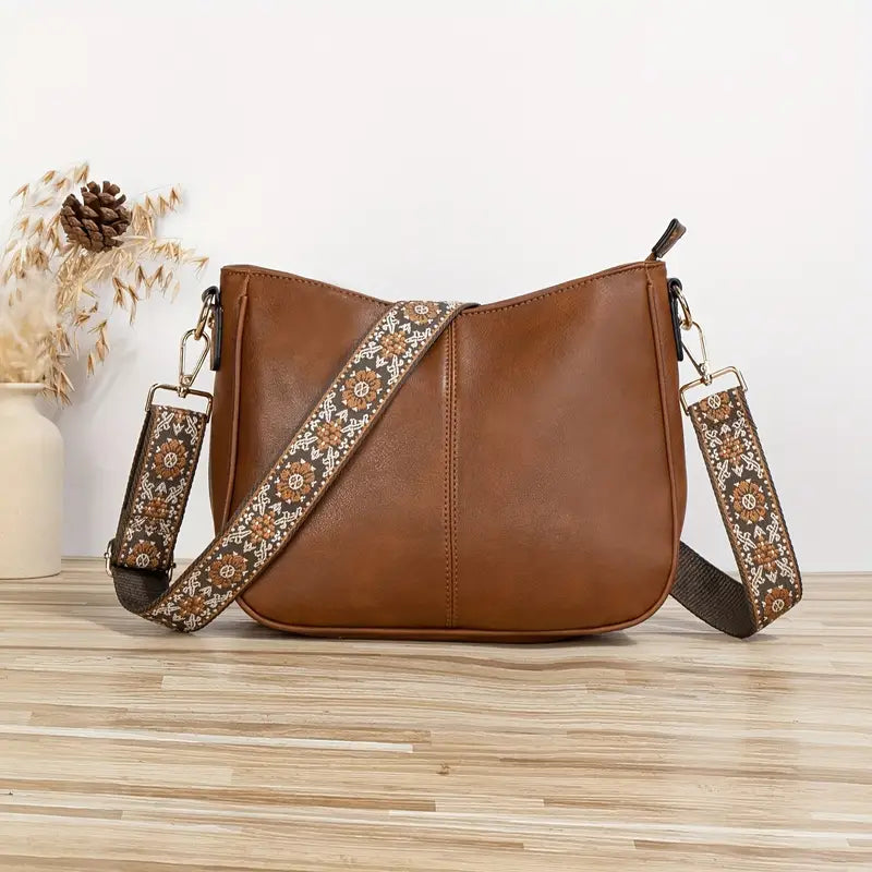 Dames Crossbody Tas | Imitatieleer met Verstelbare Band 0