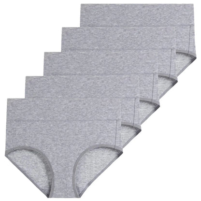 Dames Hoge Taille Ondergoed Set | 5 Stuks Katoen 11