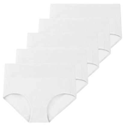 Dames Hoge Taille Ondergoed Set | 5 Stuks Katoen 6
