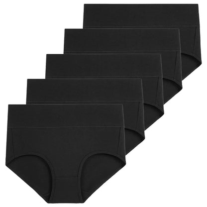 Dames Hoge Taille Ondergoed Set | 5 Stuks Katoen 8