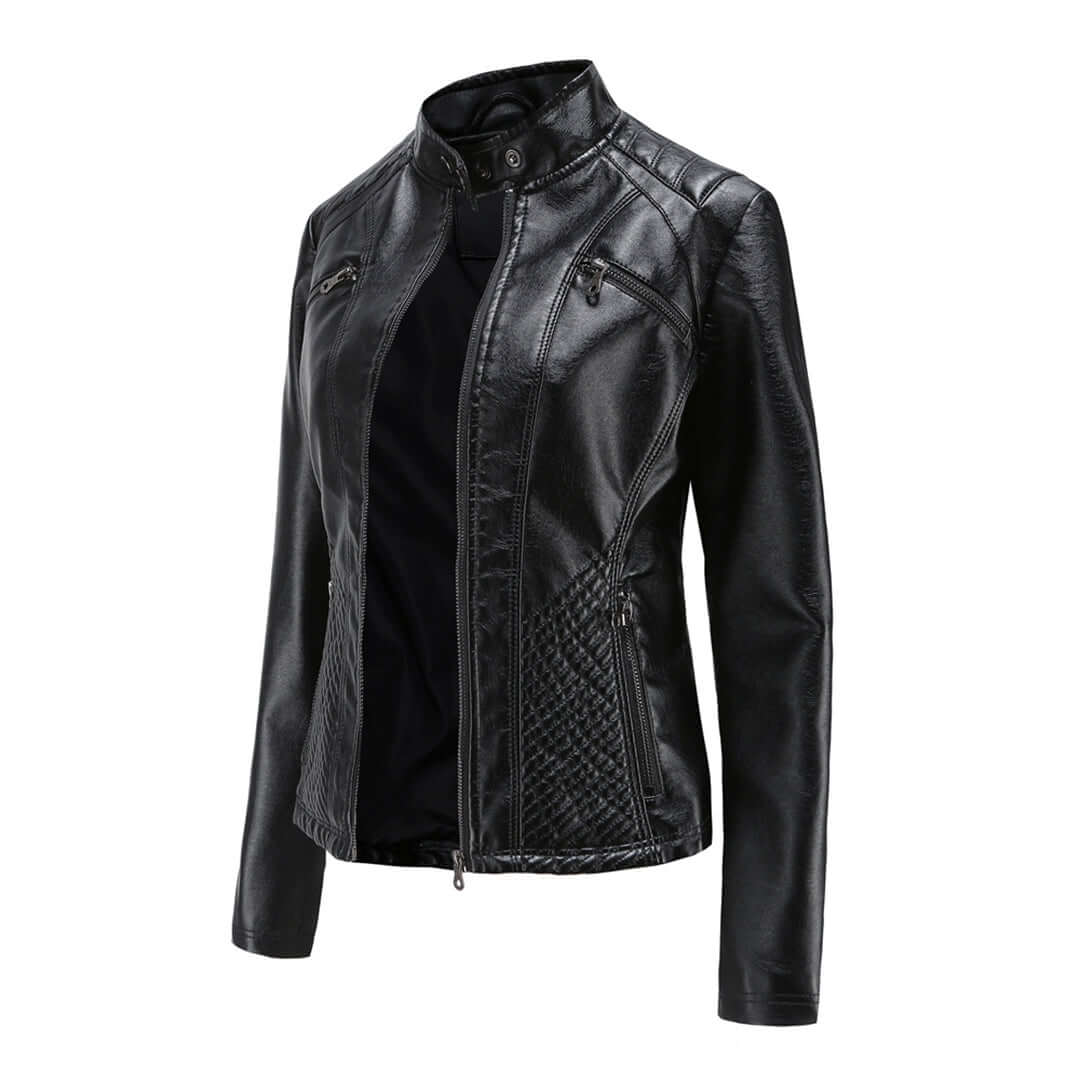Dames Leren Jas | Tijdloze Elegantie 0
