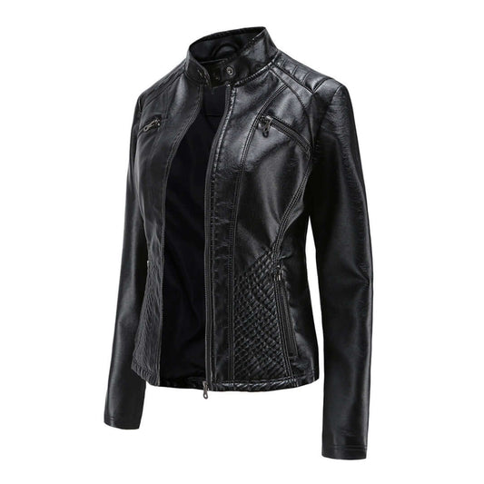 Dames Leren Jas | Tijdloze Elegantie 0