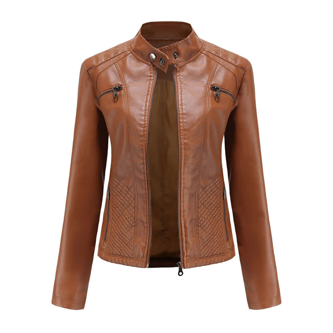 Dames Leren Jas | Tijdloze Elegantie 2