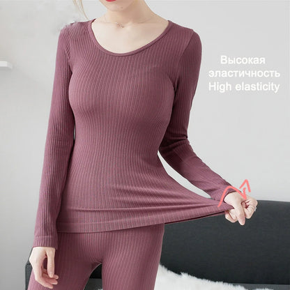 Dames Thermo Ondergoed Set | Naadloos Warm Lingerie 2