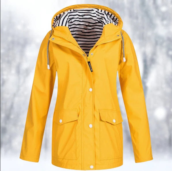 Dames Waterdichte Regenjas met Capuchon | Functionele Buitenkleding 0