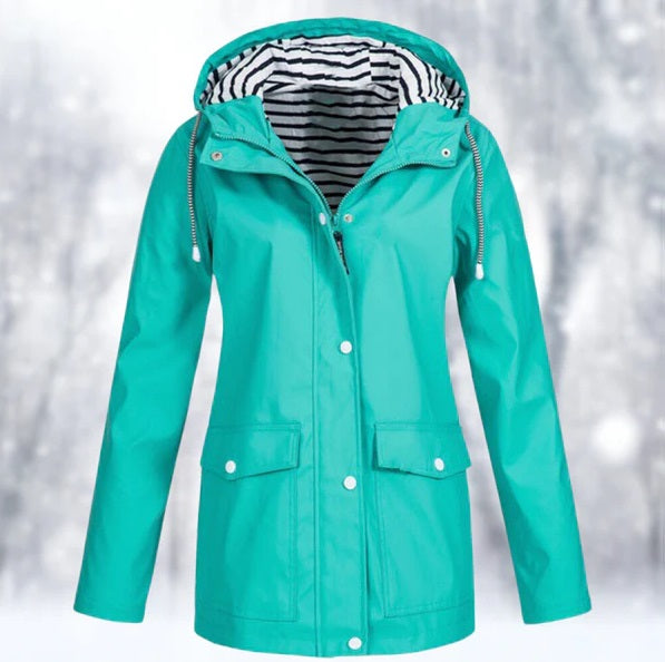 Dames Waterdichte Regenjas met Capuchon | Functionele Buitenkleding 1
