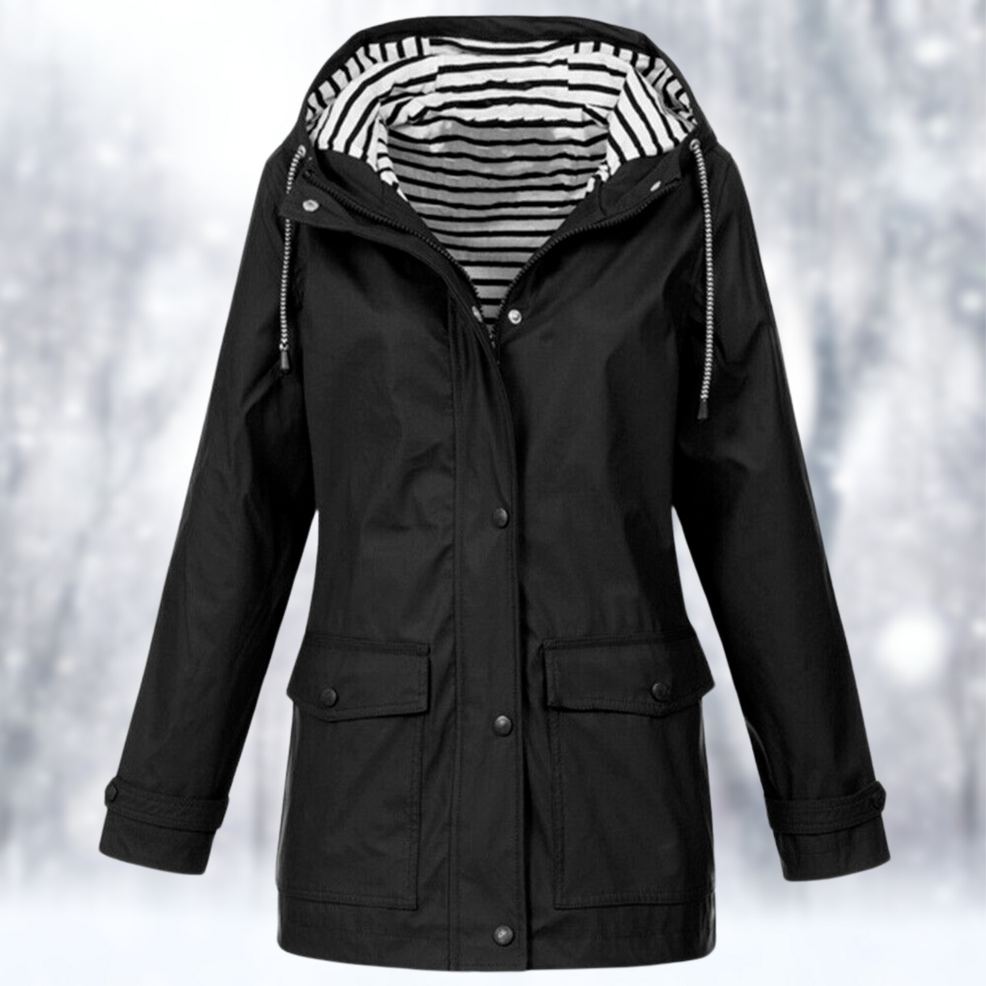 Dames Waterdichte Regenjas met Capuchon | Functionele Buitenkleding 2