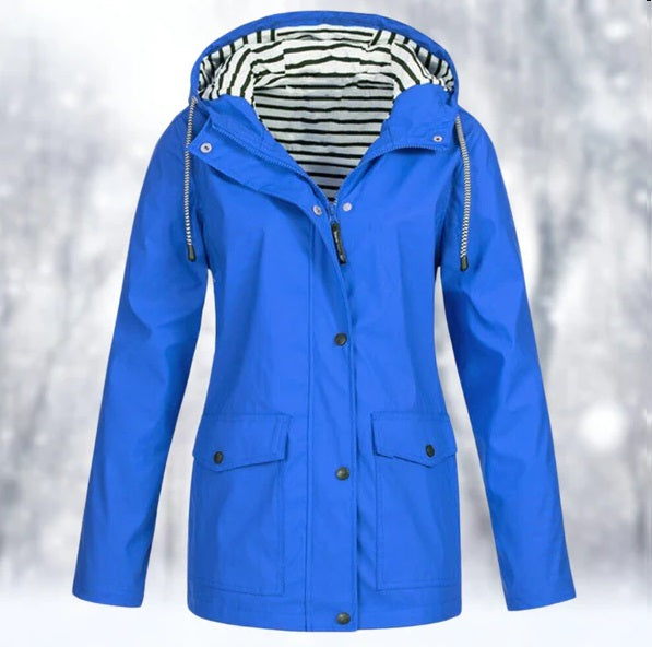 Dames Waterdichte Regenjas met Capuchon | Functionele Buitenkleding 4