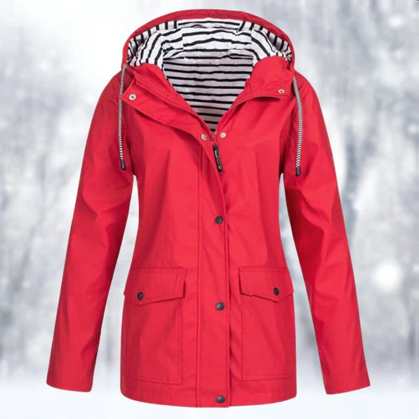 Dames Waterdichte Regenjas met Capuchon | Functionele Buitenkleding 5