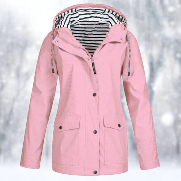 Dames Waterdichte Regenjas met Capuchon | Functionele Buitenkleding 6