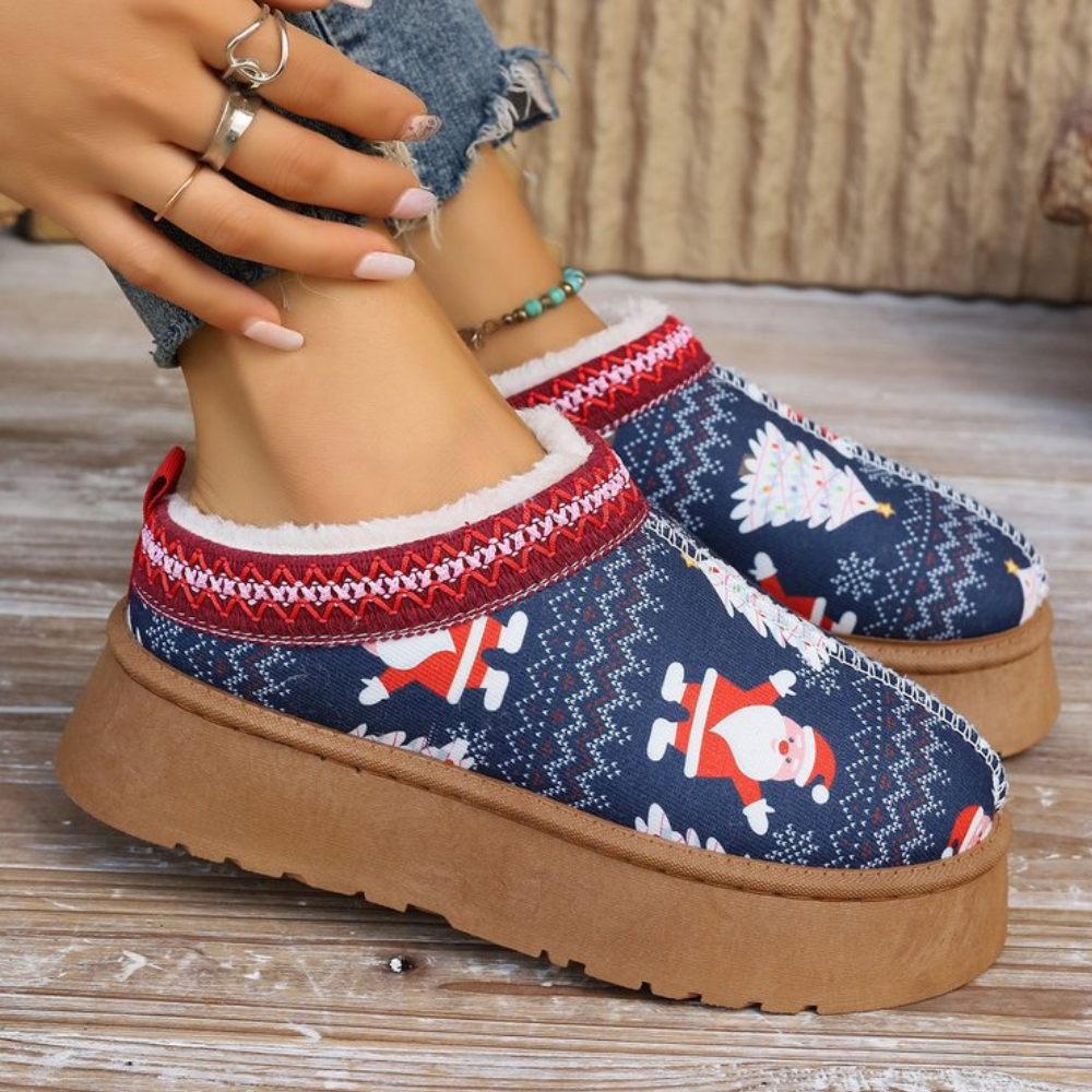 Dames Winter Slippers met Bont Voering | Comfortabele Pantoffels 2