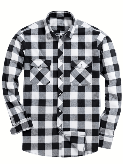 Deja | Casual Heren Blouse met Lumberjack Print 2