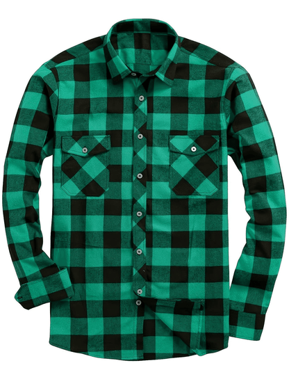 Deja | Casual Heren Blouse met Lumberjack Print 4