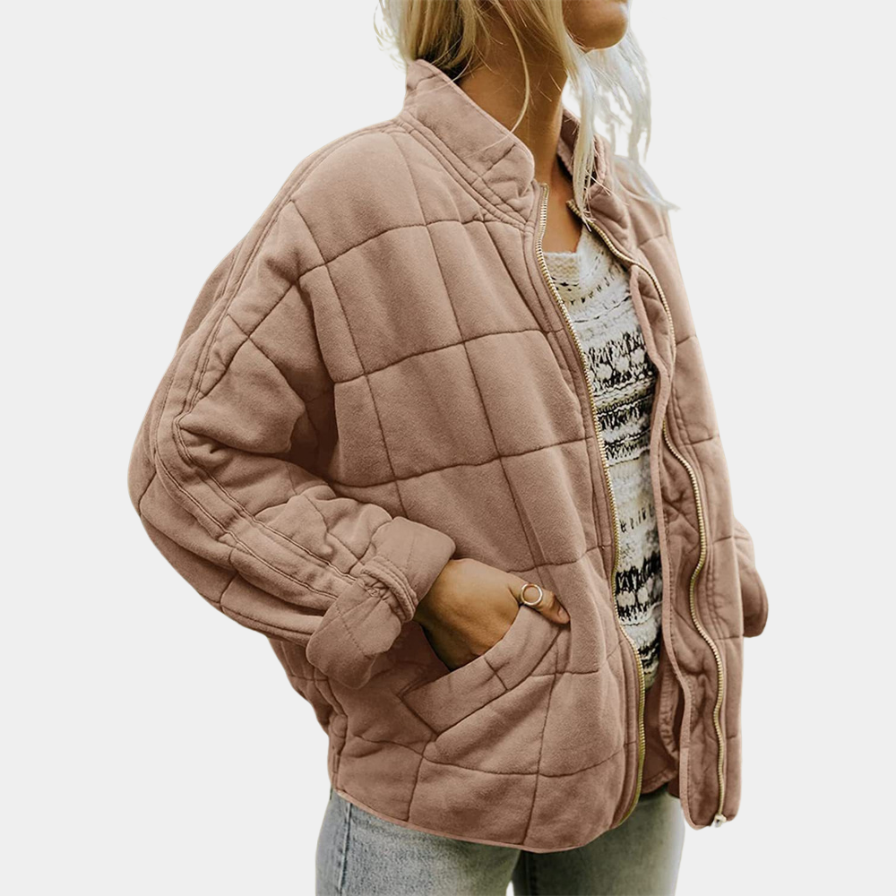 Delphine | Beige Blazer Dames voor Elegante Stijl 1