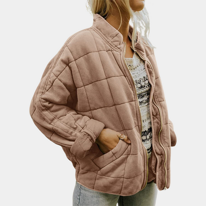 Delphine | Beige Blazer Dames voor Elegante Stijl 1