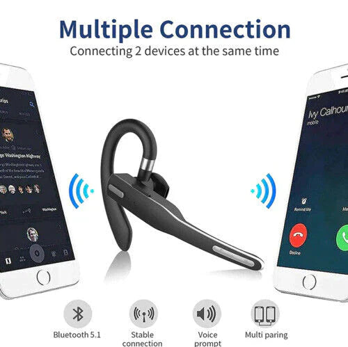 Draadloze Bluetooth 5.1 Noise Cancelling Headset | Trucker Dual Mic 1