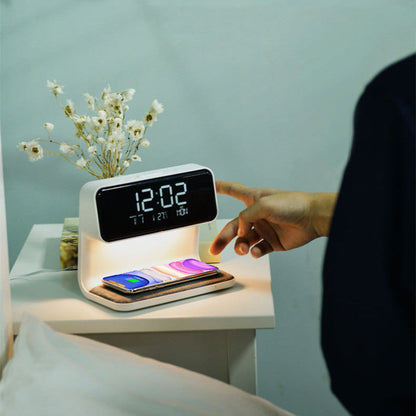 Draadloze Tafellamp 3-in-1 | LED Lamp met Oplader en Alarmklok 3