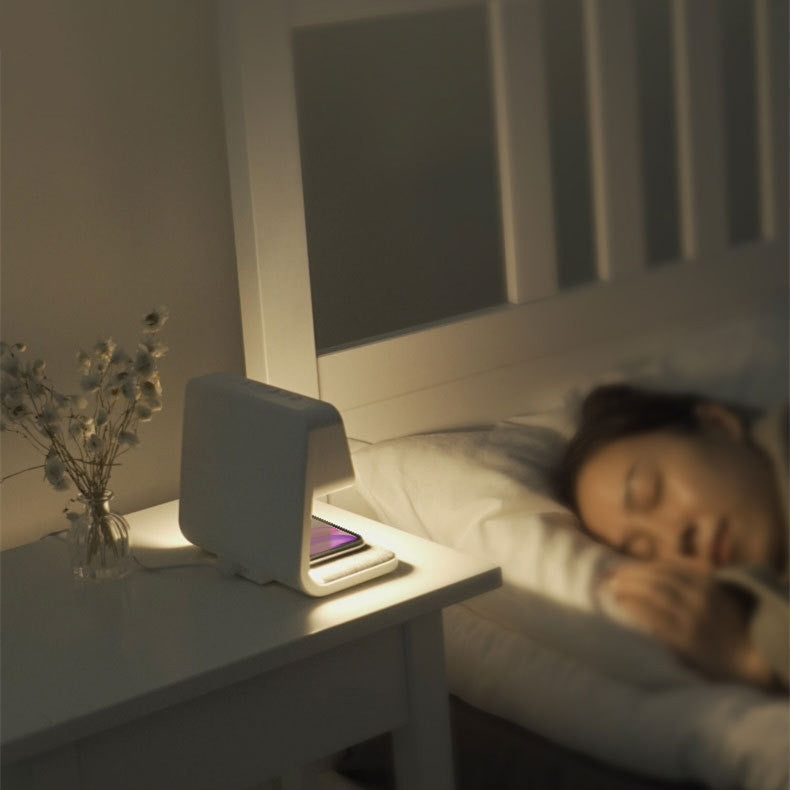 Draadloze Tafellamp 3-in-1 | LED Lamp met Oplader en Alarmklok 5
