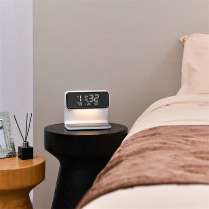 Draadloze Tafellamp 3-in-1 | LED Lamp met Oplader en Alarmklok 6