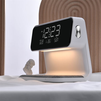 Draadloze Tafellamp 3-in-1 | LED Lamp met Oplader en Alarmklok 7